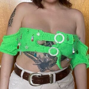 Bailey Prado Handknit Croptop